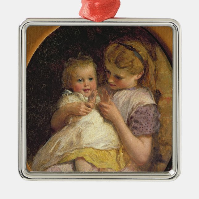 Passande-en-tårta Julgransprydnad Metall (Framsidan)