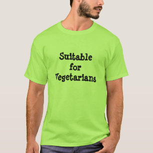 Passande för grön T-tröja för vegetarian T-shirt