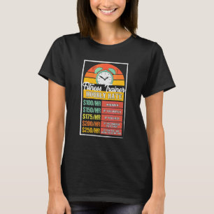 Passande Konditionstränare Timlön T Shirt