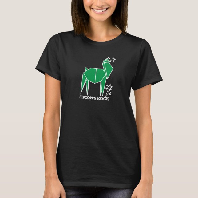 Passande Origami Llama Tee i Grönt (Framsida)