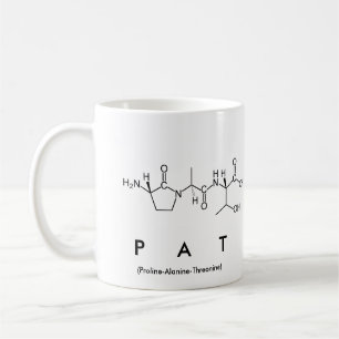 Passande peptidenamnmugg kaffemugg