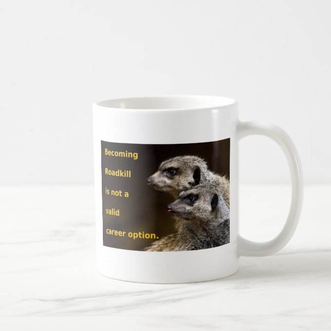 Passande Roadkill är inte ett giltigt Kaffemugg (Höger)