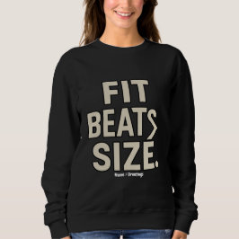Passande rytmer Storlek Motiverande Fitness, Gym L T Shirt