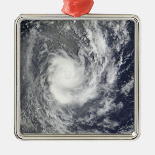 Passande tropisk Cyclone Julgransprydnad Metall
