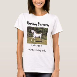 (PASSAR), BABYEN "för den SAKNADE UNICORNEN" - Tee Shirt