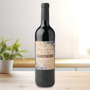 Passar bra med Vin-etikettuppsättning för morföräl Vinflaska Etikett