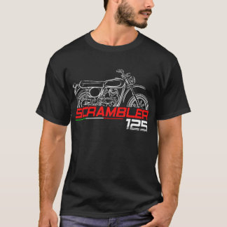 Passar Ducati 125 Scrambler 1971-1972 Fans T Shirt