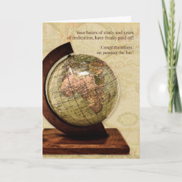 Passar genom Pub Lag School Old World Globe Kort