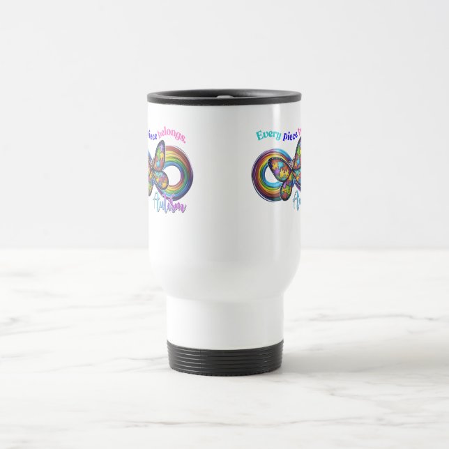 Passar i varje klipp – Autism Pussel Mugg (Center)