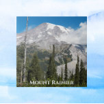 Passar molnet över berget Rainier Kakelplatta<br><div class="desc">Keramiskt plattor med den sceniska fotobilden av ett moln som passerar över det stora berget Rainier,  Washington. Markera din ruta storlek. Gör en underbar kökstrivet!</div>