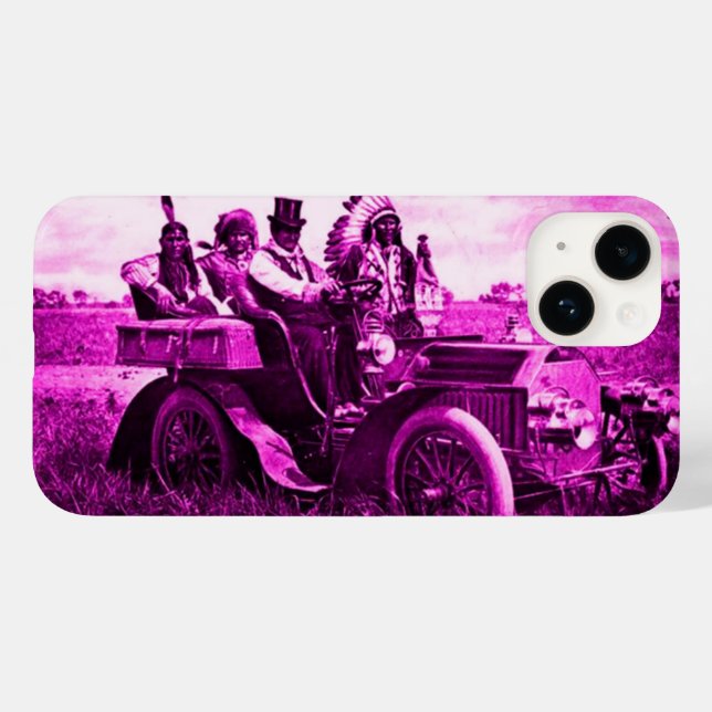 PASSAR OCH GERONIMO-DRIVNING AV EN MOTORBILDS Rosa (Baksida (horisontell))
