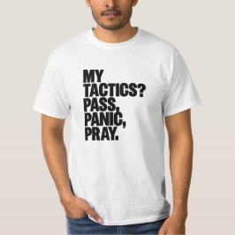 Passar Panic Pray Tee - Lundny Football Tactics Sh