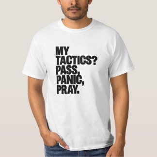 Passar Panic Pray Tee - Lundny Football Tactics Sh