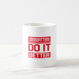 Passare gör det bättre - Crossfit Kaffemugg