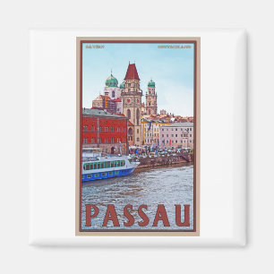Passau - Donau strand Magnet