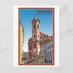 Passau - Pfarrkirche St Paul Vykort