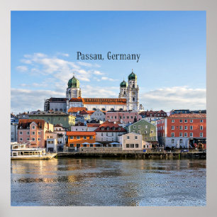 Passau, Tysklant liggande Poster