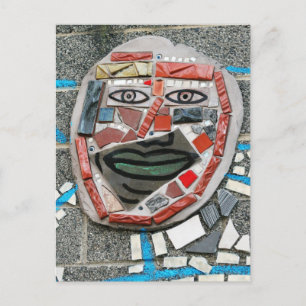 Passayunk Mural Ansikte vykort