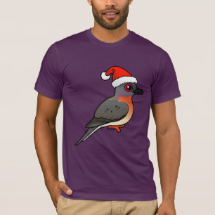 Passenger Pigeon Santa Tee Shirt