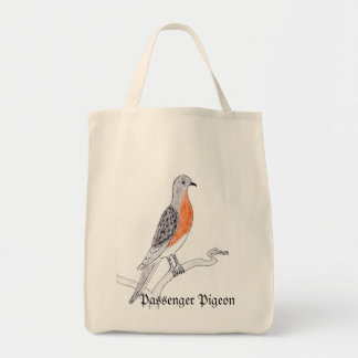 Passenger Pigeon Tote Tygkasse