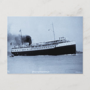 Passenger Steamer Minnesota - Louis Pesha Vykort