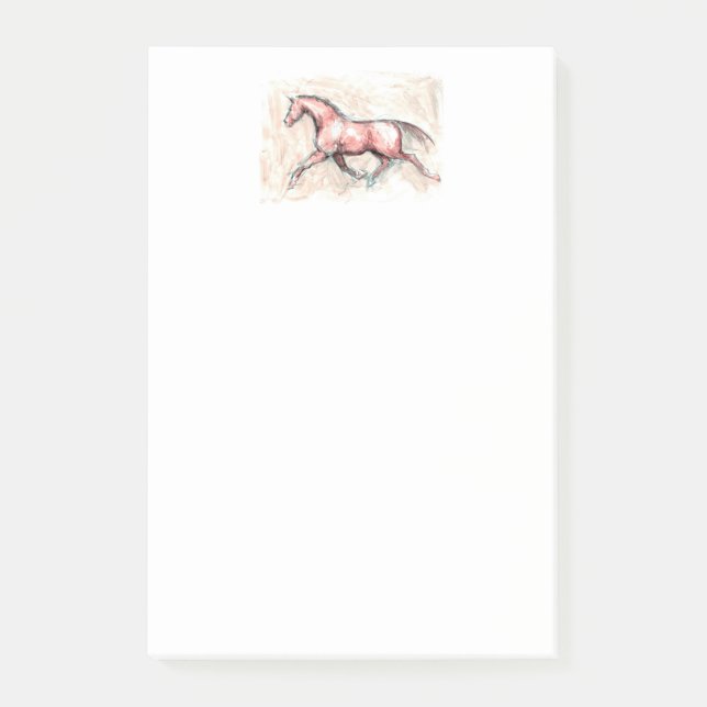 PASSERA DEN MED HÄSTAN POST-IT BLOCK (Framsida)