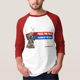 Passera räkningarna/upp mal fullständigt 3/4 tee shirt