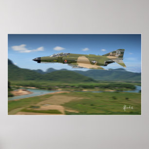 "Passerar lowen F-4 ", Poster