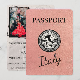 passet ro Guld Italien Passport Spara Datumet