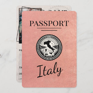 passet ro Guld Italien Passport Spara Datumet