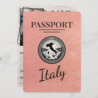 passet ro Guld Italien Passport Spara Datumet