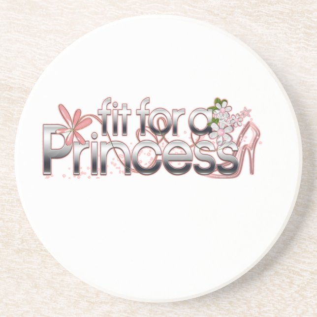 Passform för en Princess Flicka Exponeringsglas Underlägg Sandsten (Framsidan)