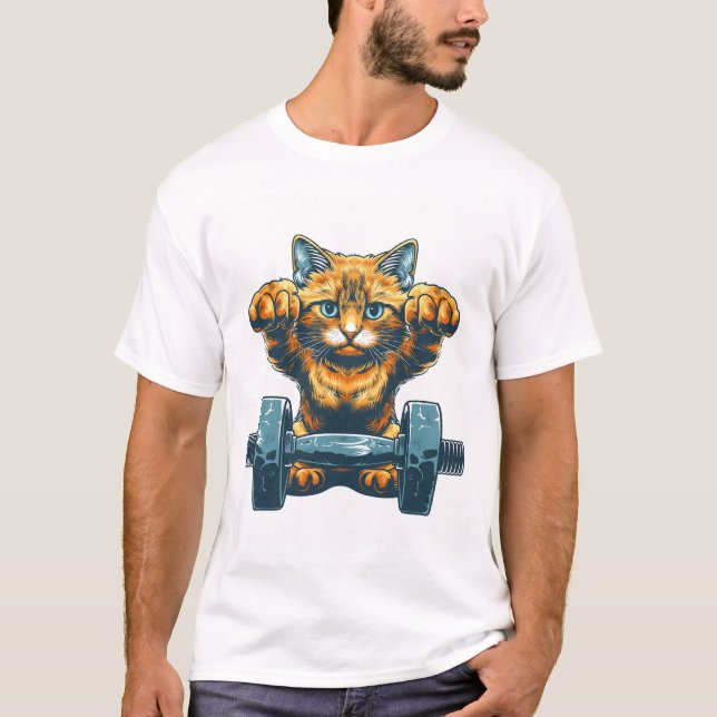 Passform och kattaktig t shirt (Framsida)