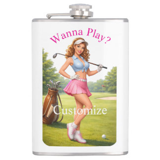 Passformad kvinnlig golfspelare Thunder_Cove Fickplunta