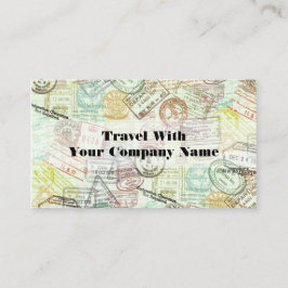 Passfrimärket reser tryckvisitkorten visitkort