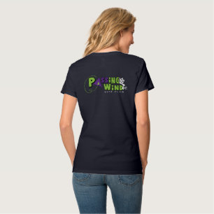 PASSING VIND Kvinnor i amerikansk apparat Pullover T Shirt