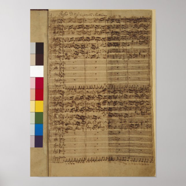 Passio Domini nostri J.C. secundum Poster (Framsidan)