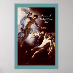 PASSION ÄR EN GIFT FRÅN GOD POSTER