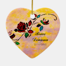 Passion Biet Wedding Favor Ornament