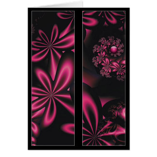 Passion blommar bokmärkekortet hälsningskort