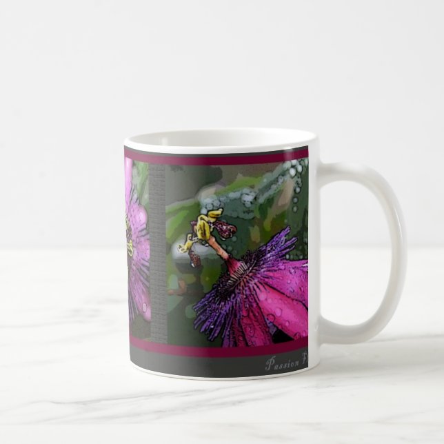 Passion Flower Art Mugg (Höger)