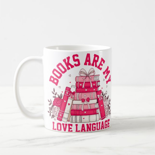 Passion för bok Älskare Kaffemugg (Vänster)