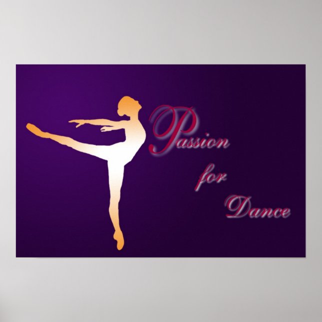 Passion för Dance Poster (Framsidan)