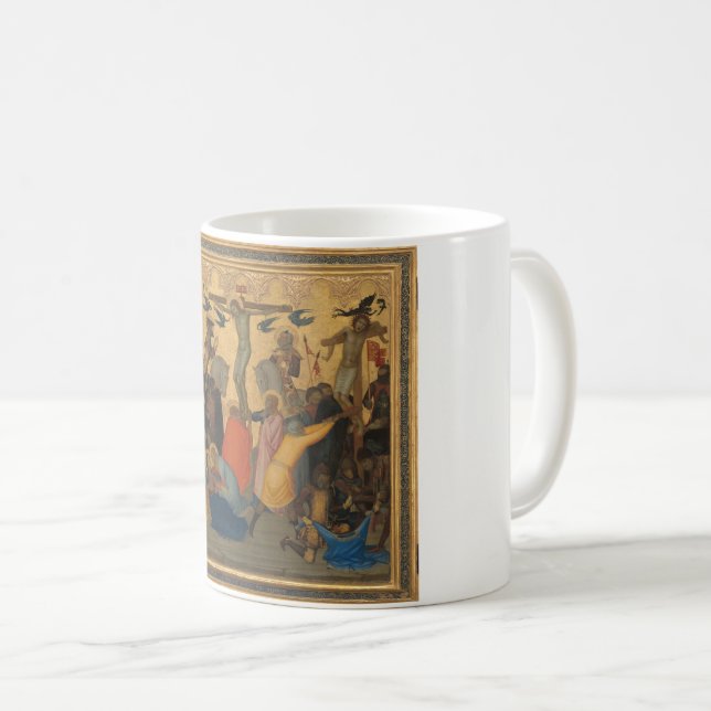 Passion för Jesus Kristus Crucifixion-målning Kaffemugg (Framsida höger)