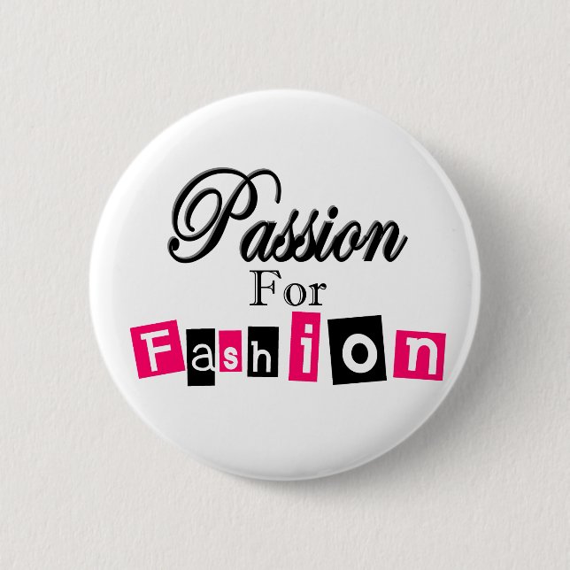 Passion för mode knapp (Framsida)