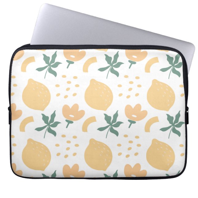 Passion Fruit Flower Laptop Fodral (Framsidan)
