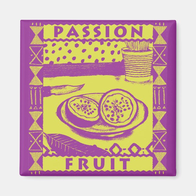 Passion Fruit Magnet (Framsidan)