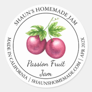 Passion Fruit Sylt Modern etikett