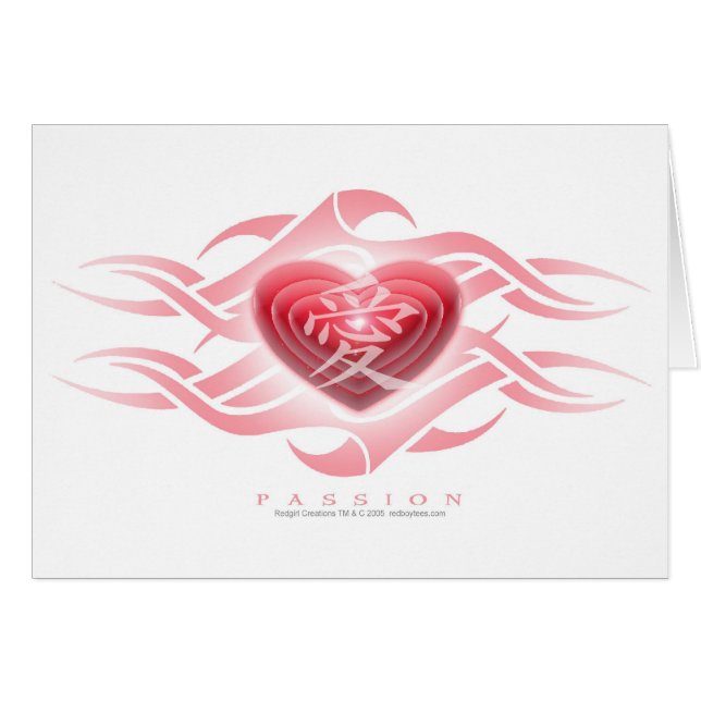 PASSION HÄLSNINGSKORT (Framsidan Horizontal)