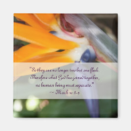 Passion i Paradise Christian Wedding Favor Magnet